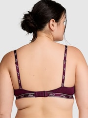 Victoria's Secret PINK Purple Rose T Shirt Bra - Image 2 of 3