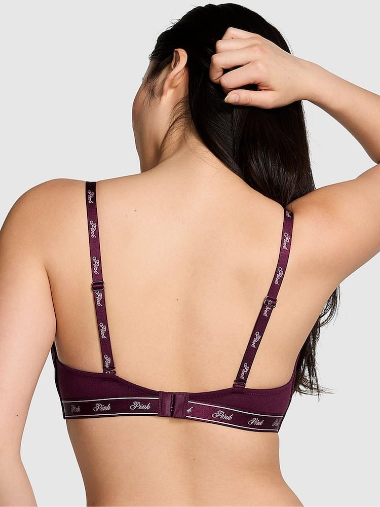 Victoria's Secret PINK Purple Rose Non Wired Lightly Lined Bra - Image 2 of 3