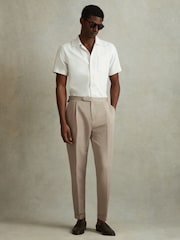 Reiss Com Cropped-Hose in Relaxed Fit mit umgeschlagenem Saum - Bild 1 von 6