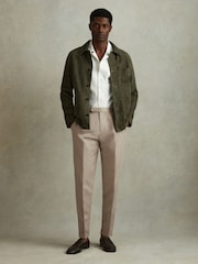 Reiss Com Cropped-Hose in Relaxed Fit mit umgeschlagenem Saum - Bild 3 von 6