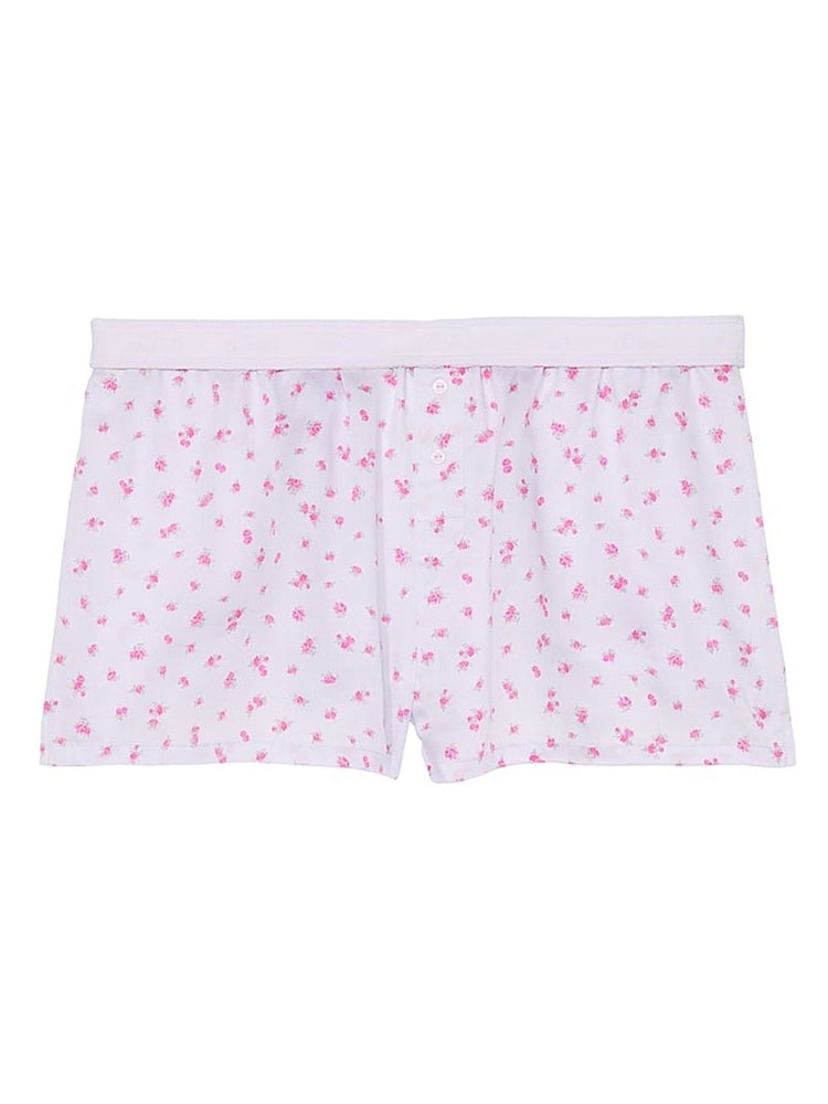 Victoria's Secret PINK Purple Floral Short TENCEL™ Pyjama Bottoms - Image 3 of 3