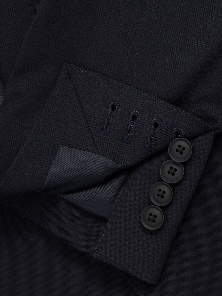 Reiss Trial Einreihiger Jersey-Anzug Blazer - Bild 6 von 6 Reiss Trial Einreihiger Jersey-Anzug Blazer - Bild 6 von 6