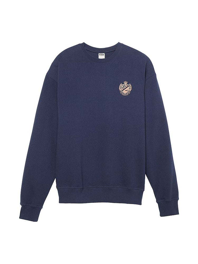 Victoria's Secret PINK Midnight Navy Blue Sweatshirt - Image 3 of 3