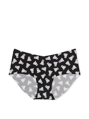 Victoria's Secret PINK Black Ghost Hipster No Show Lace Trim Hipster Knickers - Image 3 of 3