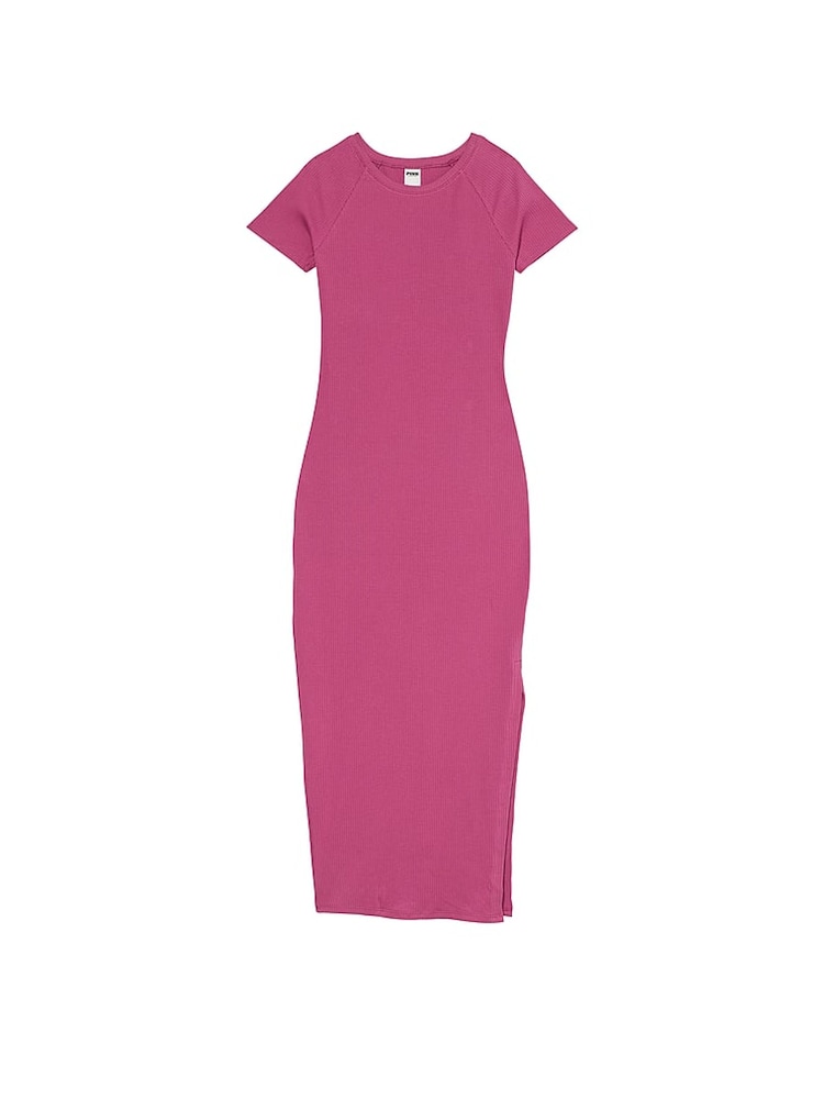 Victoria's Secret PINK Pink Violet Short Sleeve Midi Dress - Image 3 of 3
