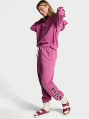 Victoria's Secret PINK Pink Violet Cuffed Fleece Jogger - Image 1 of 3