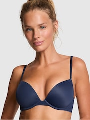 PINK Blue Midnight Navy Super Push Up Super Push Up Bra - Image 1 of 3