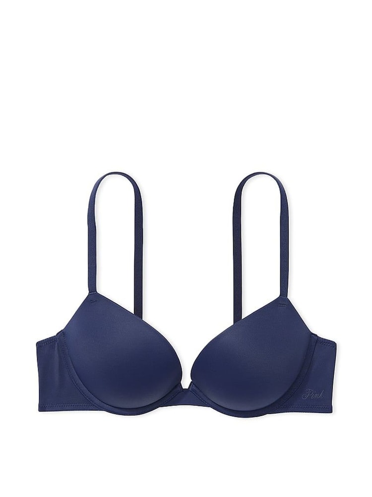 PINK Blue Midnight Navy Super Push Up Super Push Up Bra - Image 3 of 3