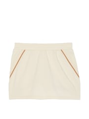 Victoria's Secret PINK White Shell Knitted Fleece Skort - Image 3 of 3
