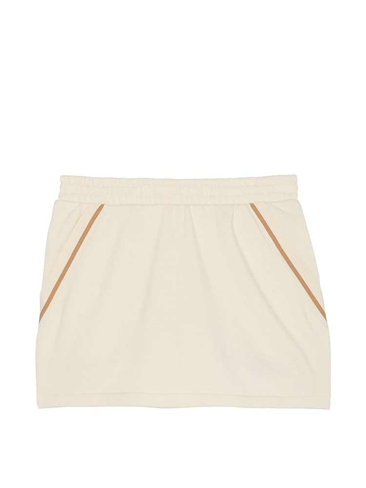 Victoria's Secret PINK White Shell Knitted Fleece Skort - Image 3 of 3