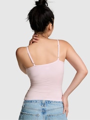 Victoria's Secret PINK Moonstone Pink Scoop Neck Soft Stretch Cami Top - Image 2 of 3