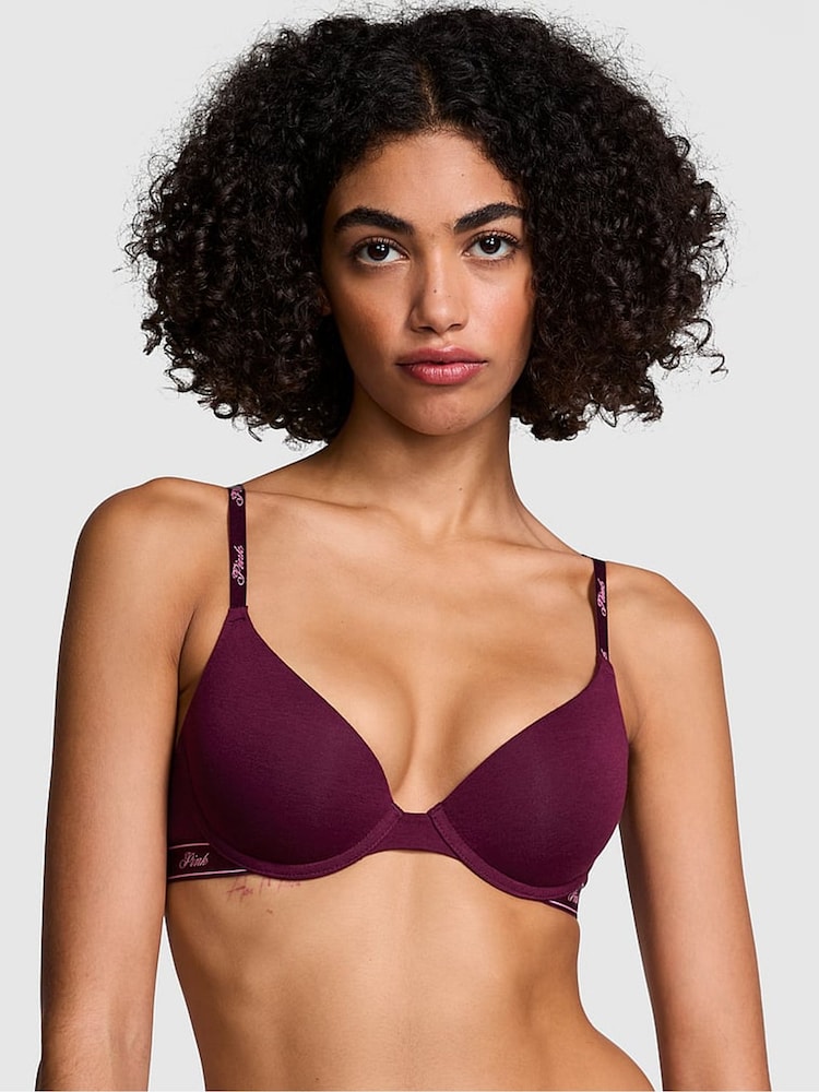 Victoria's Secret PINK Purple Rose Push Up Bra - Image 1 of 3
