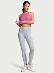 Victoria's Secret PINK Grey Heather Cotton Leggings - Image 1 of 3
