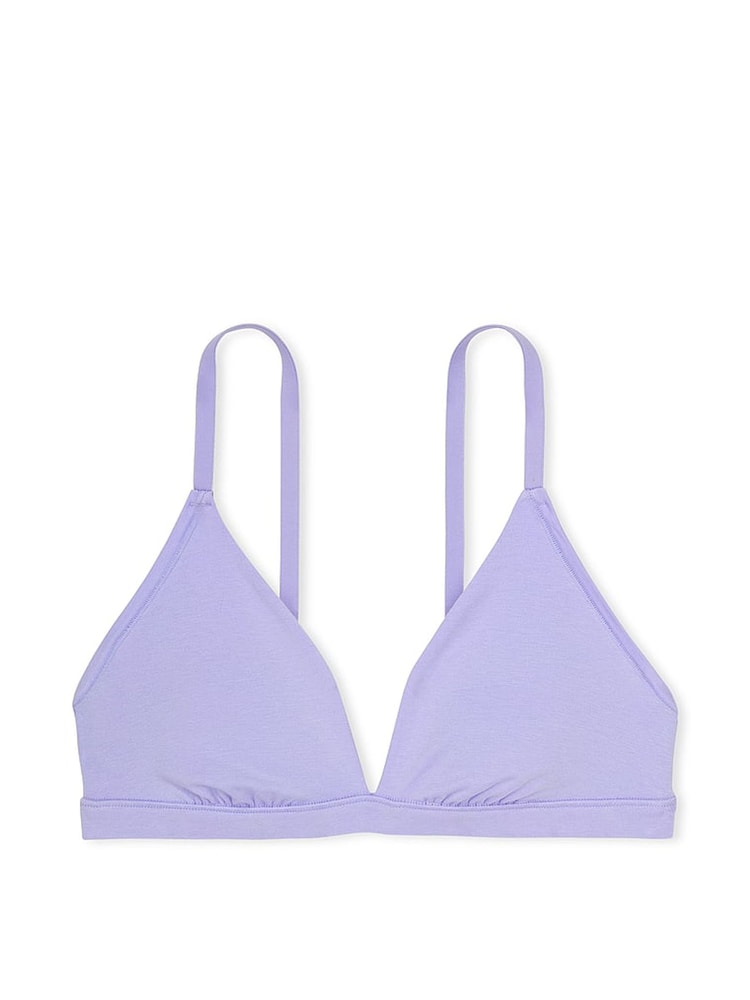 Victoria's Secret PINK Purple Cloud Cotton Triangle Bralette - Image 3 of 3