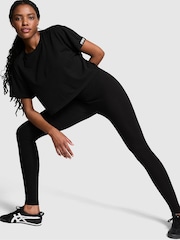 Victoria's Secret PINK Black Cotton Leggings - Image 1 of 3
