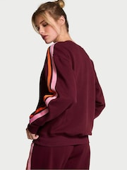 Victoria's Secret PINK Purple Rose Sweatshirt - Image 2 of 3