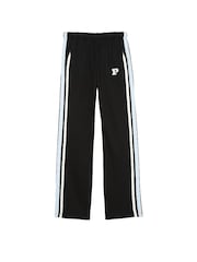 Victoria's Secret PINK Black Wide Leg Fleece Joggers - Image 4 of 5