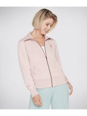 Skechers Pink Hoodless Hoodie Diamond Jacket - Image 1 of 2