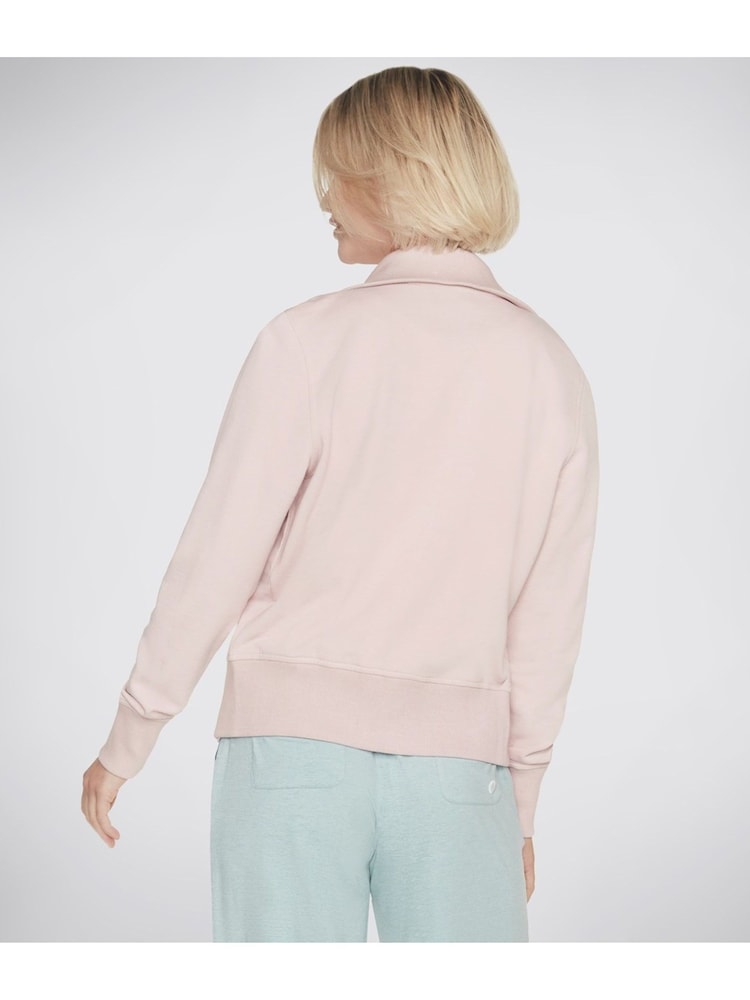 Skechers Pink Hoodless Hoodie Diamond Jacket - Image 2 of 2