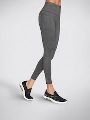 Серый - леггинсы с завышенной талией Skechers GOWALK - Изображение 3 из 3