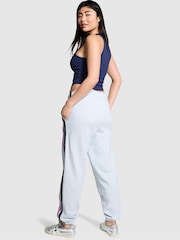 Victoria's Secret PINK Hydrangea Blue Cuffed Fleece Joggers - Image 2 of 4