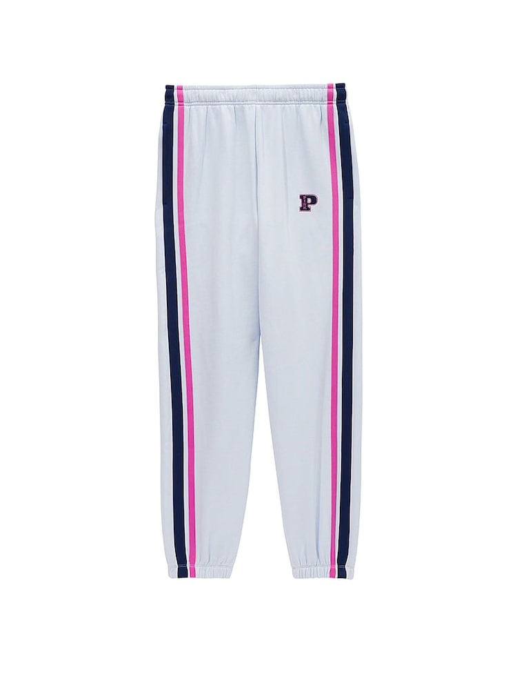 Victoria's Secret PINK Hydrangea Blue Cuffed Fleece Joggers - Image 4 of 4