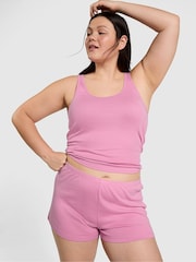 Victoria's Secret PINK Pink Moonstone Cotton Pyjama Shorts - Image 1 of 1