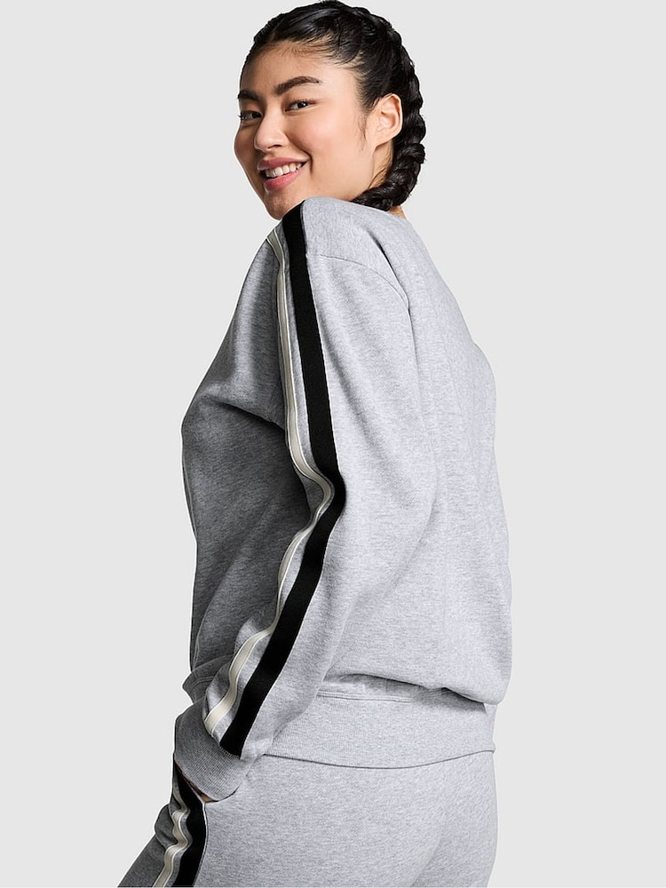 Victoria's Secret PINK Medium Heather Grey Sweatshirt - Image 2 of 3