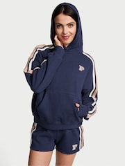 Victoria's Secret PINK Midnight Navy Blue Pullover Fleece Hoodie - Image 1 of 3