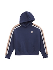 Victoria's Secret PINK Midnight Navy Blue Pullover Fleece Hoodie - Image 3 of 3