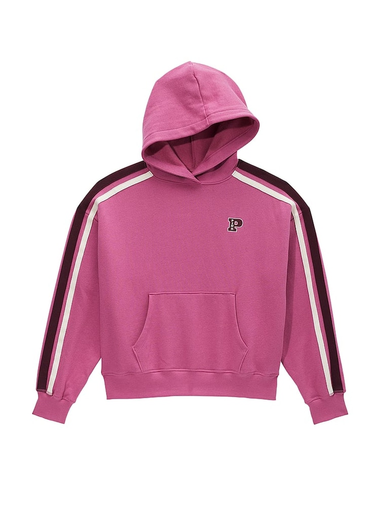 Victoria's Secret PINK Pink Violet Pullover Fleece Hoodie - Image 3 of 3