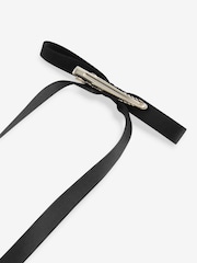 Black Mini Bow Hair Clips 3 Pack - Image 3 of 3