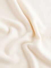 Ecru Cream Super Soft Midweight Scarf - Image 6 of 7