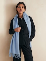 Blue Super Soft Midweight Scarf - Image 1 of 5