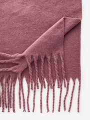 Mauve Purple Heavyweight Blanket Scarf - Image 5 of 5