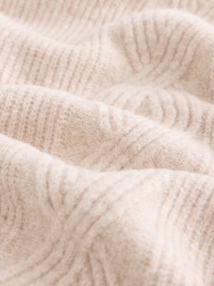 Cream Scallop Knit Tank - Image 2 of 2