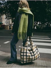 Lime Green Heavyweight Blanket Scarf - Image 2 of 8