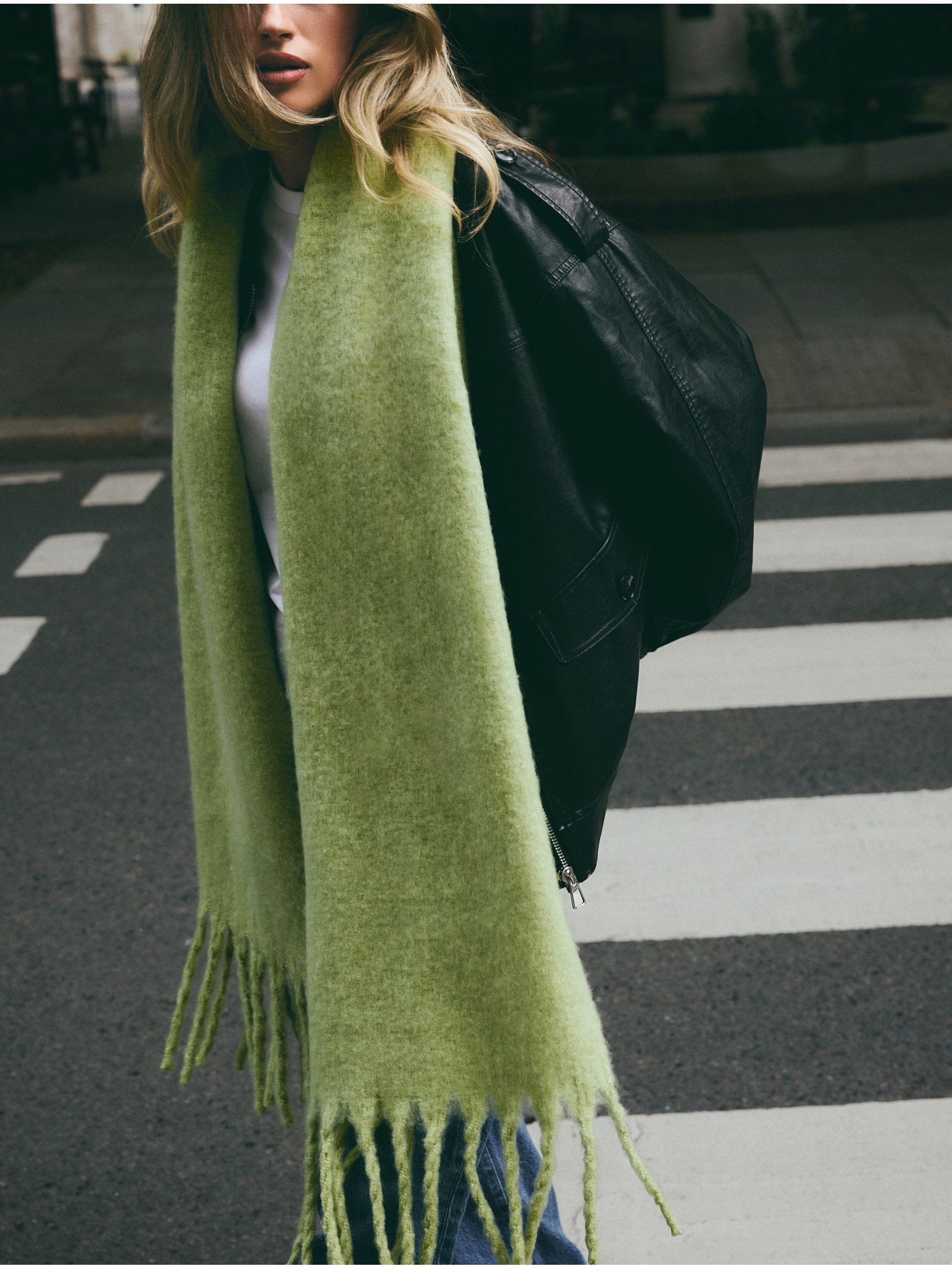 Michael kors scarf green deals