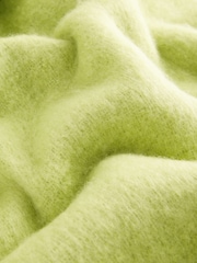 Lime Green Heavyweight Blanket Scarf - Image 7 of 8