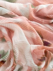 Pink Marble Plisse Lightweight Scarf - Image 7 of 7
