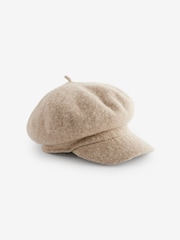 Mink Brown Baker Boy 100% Cotton Hat - Image 4 of 6