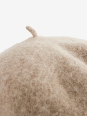 Mink Brown Baker Boy 100% Cotton Hat - Image 5 of 6