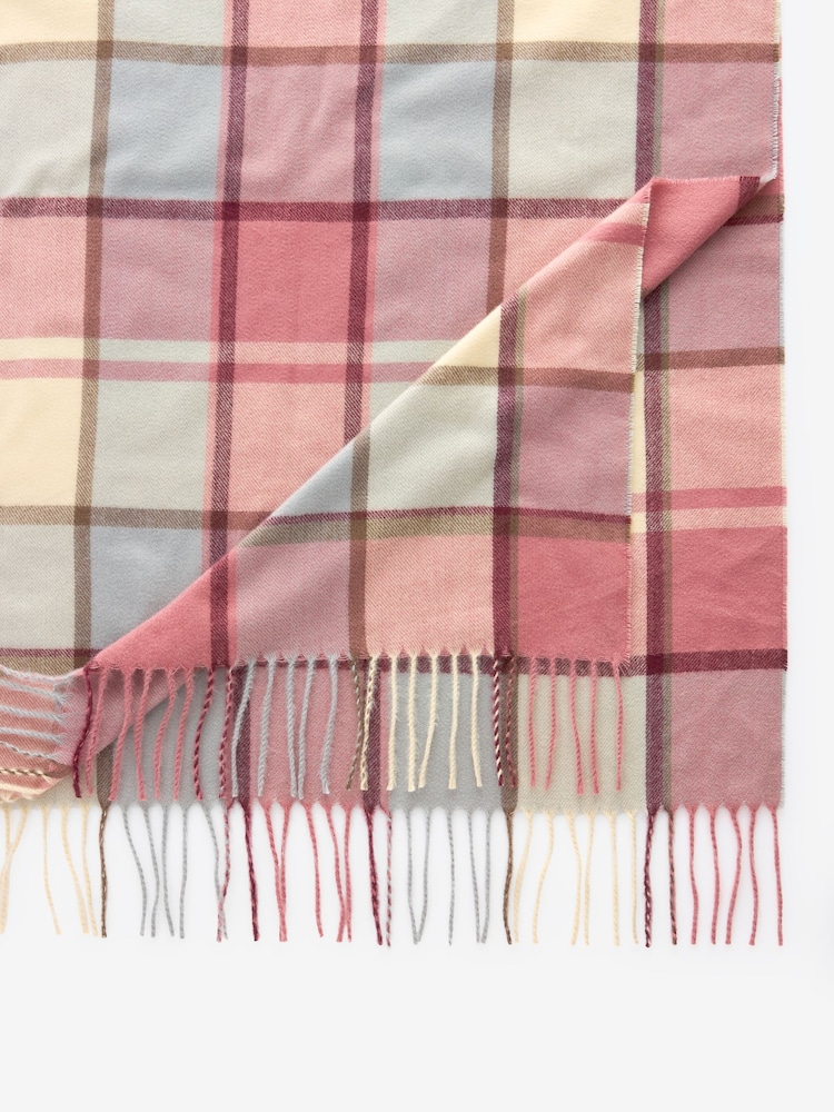 Pretty Pink Check - Bufanda de grosor medio - Imagen 3 de 3