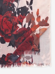 Rose Trail Ecru - Lätt Scarf - Bild 6 av 6