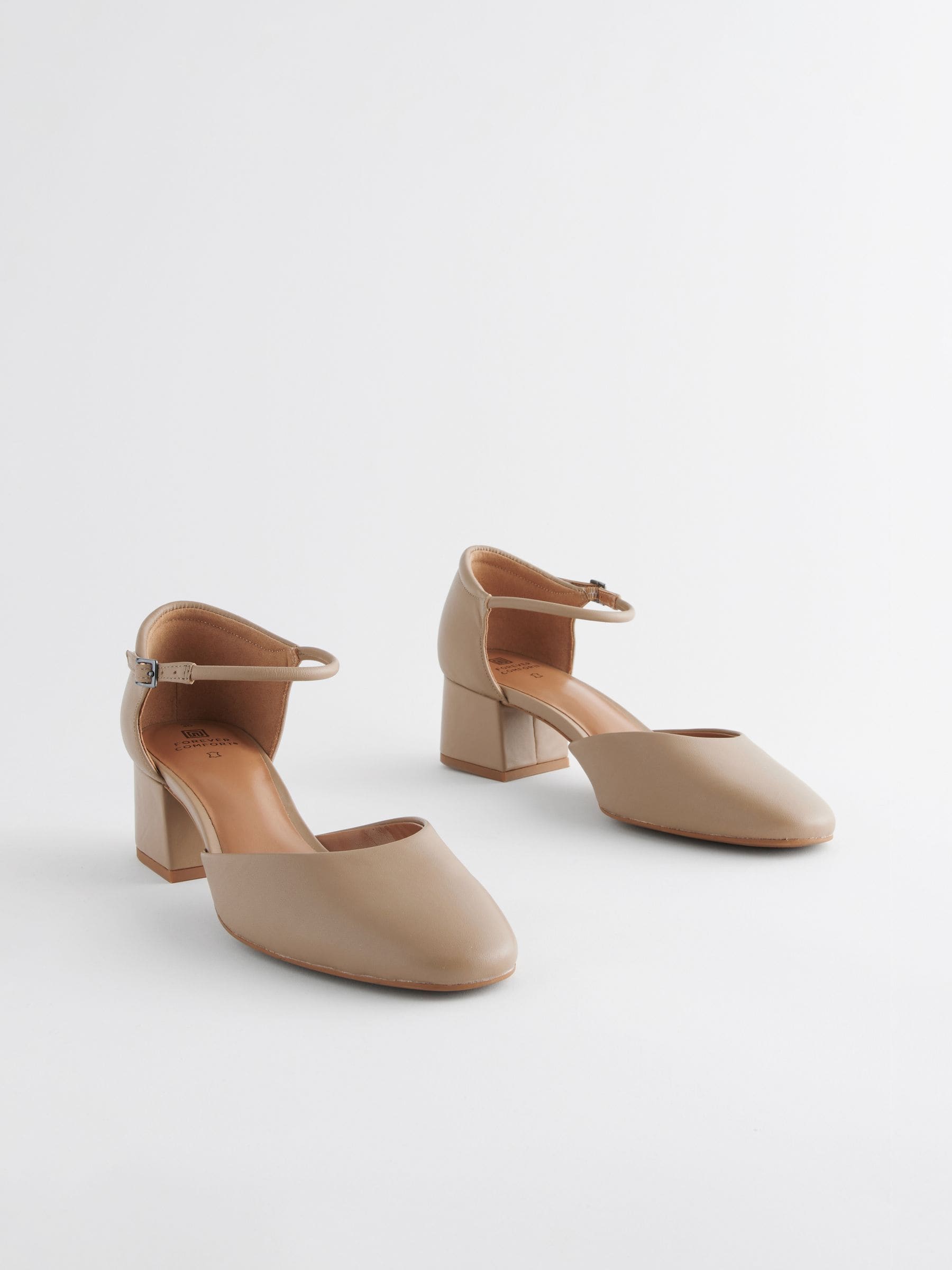 Taupe heels closed toe on sale