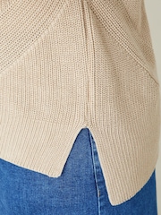 Live Unlimited Beige Knitted Tank Top - Image 4 of 5