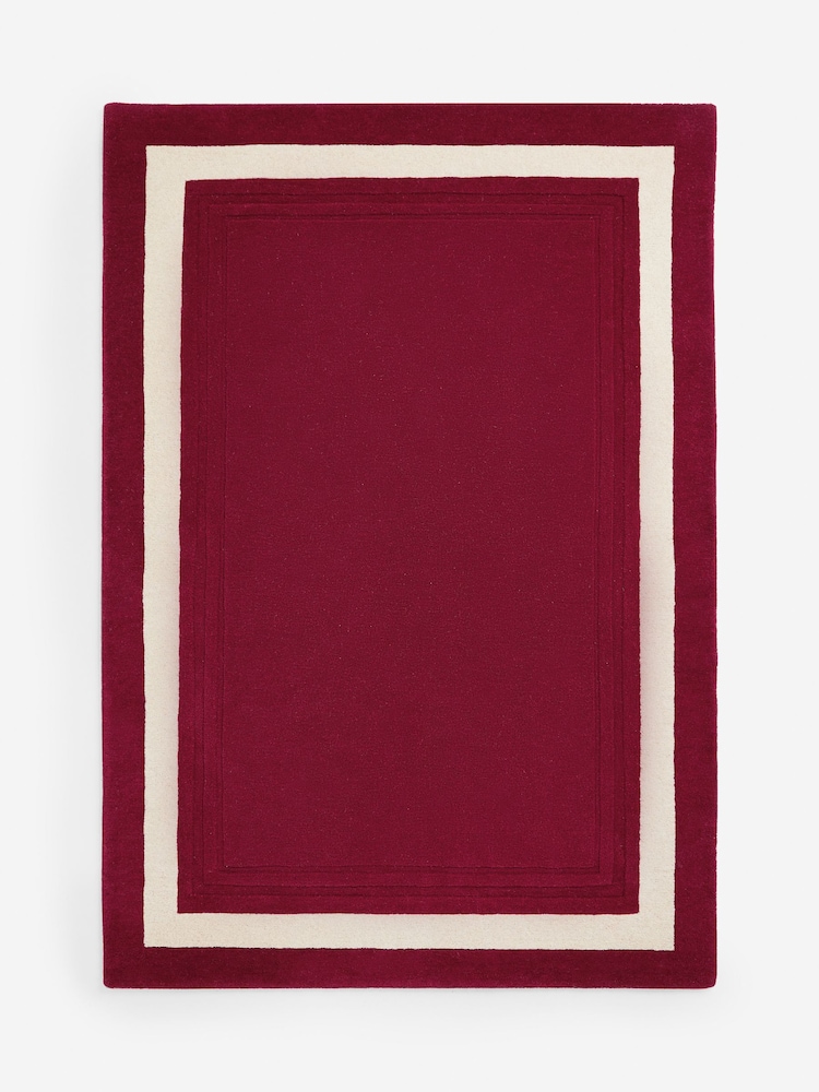 Laura Ashley Red Cranberry Lewes Rug - Image 4 of 4