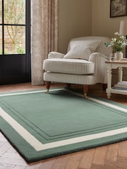 Laura Ashley Fern Green Lewes Rug - Image 1 of 6