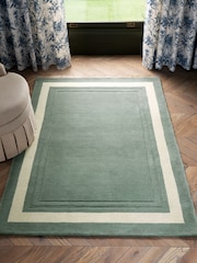 Laura Ashley Fern Green Lewes Rug - Image 2 of 6