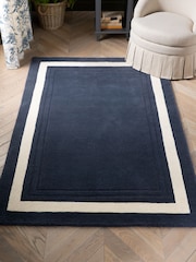 Laura Ashley Midnight Lewes Rug - Image 1 of 3